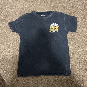 Hollister Black Graphic Tee